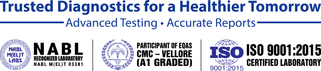 NABL Accredited Lab Grade 1 CMC Vellore EQAS Iso certified at TruCare Advanced Diagnostic Centre